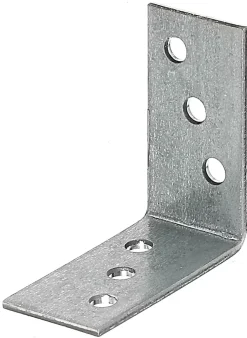 Équerre galvanisée 40 x 40 x 20 mm (lot de 25)