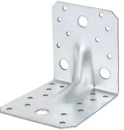 Équerre renforcée galvanisée 105 x 105 x 90 mm