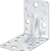 Équerre renforcée galvanisée 90 x 90 x 65 mm- Outlet