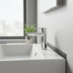 Quest Cornière PVC 50x50 mm de protection et de décoration, baguette d'angle de finition, profilé L, KT, rigide, gris foncé, 200 c