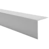Cornière PVC 40x40 mm de protection et de décoration, baguette d'angle de finition, profilé L, KT, rigide, gris, 150 cm-Quest Clearance