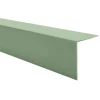 Cornière PVC 20x20 mm de protection et de décoration, baguette d'angle de finition, profilé L, KT, rigide, vert clair, 150 c-Quest Best