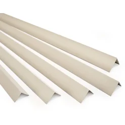 Cornière PVC 30x30 mm de protection et de décoration, baguette d'angle de finition, profilé L, KT, rigide, beige, 150 cm-Quest Best