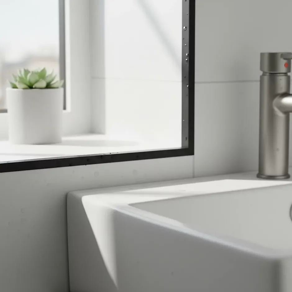 Cornière PVC 50x50 mm de protection et de décoration, baguette d'angle de finition, profilé L, KT, rigide, noir, 200 cm-Quest Online