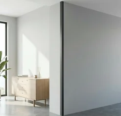 Quest Cornière PVC 30x30 mm de protection et de décoration, baguette d'angle de finition, profilé L, KT, rigide, gris foncé, 100 c