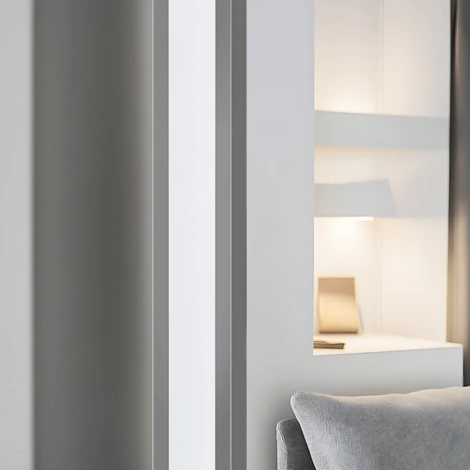 Quest Cornière PVC 30x30 mm de protection et de décoration, baguette d'angle de finition, profilé L, KT, rigide, gris foncé, 100 c