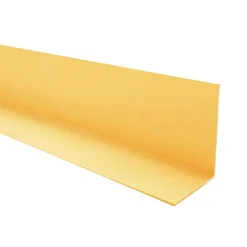 Cornière PVC 50x50 mm de protection et de décoration, baguette d'angle de finition, profilé L, KT, rigide, l'or, 150 cm-Quest Clearance