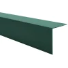 Quest Cornière PVC 15x15mm de protection et de décoration, baguette d'angle de finition, profilé L, KT, rigide, vert, 100 cm