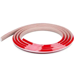 Quest Moulure Décorative Adhesive 10 mm, Quart de Rond PVC flexible - 3 mètres, chêne clair