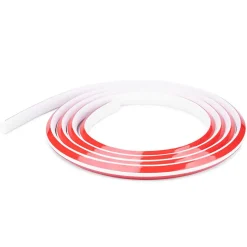 Moulure Décorative Adhesive 10 mm, Quart de Rond PVC flexible - 3 mètres, blanc-Quest Best