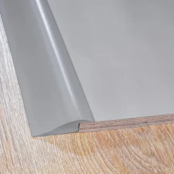 Quest Profil de rampe flexible en PVC pour carrelages, moquettes, gris, 200 cm