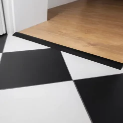 Profil de rampe flexible en PVC pour carrelages, moquettes, brun, 100 cm-Quest Outlet