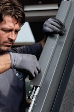 Velux Raccord de remplacement fenêtre de toit EW SK06 gris