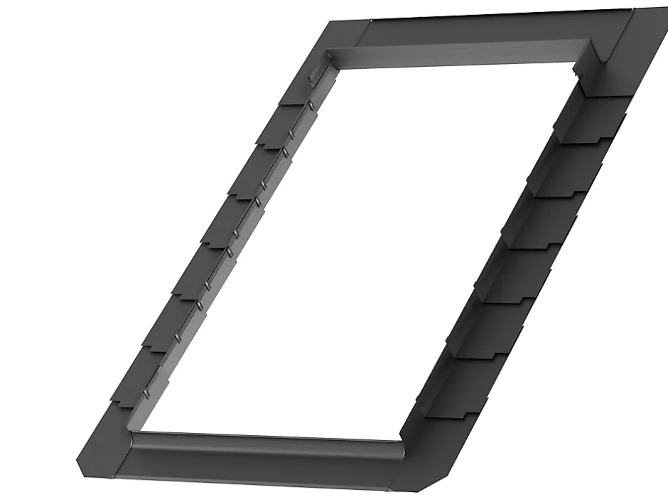 Velux Raccord fenêtre de toit simple sur ardoises EDL MK06 gris