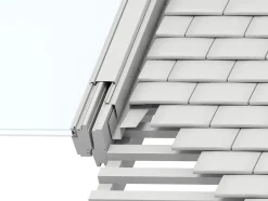 Raccord fenêtre de toit simple sur tuiles plates EDP CK02 gris-Velux Clearance