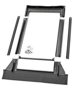 Velux Raccord fenêtre de toit simple sur tuiles EDW SK08 ocre