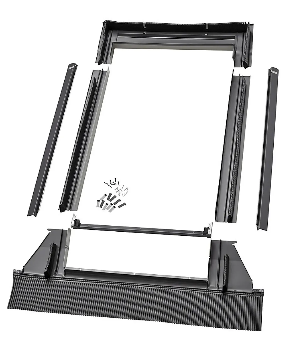 Raccord fenêtre de toit simple sur tuiles EDW SK08 rouge-Velux Sale