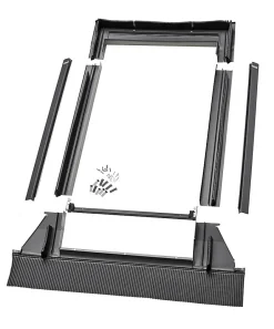 Raccord fenêtre de toit simple sur tuiles EDW SK06 gris-Velux Best