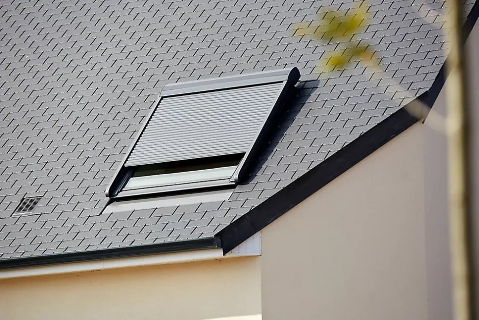 Raccord fenêtre de toit simple sur ardoises EDN CK02 gris-Velux