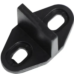 Rail porte coulissante 2 m avec quincaillerie - kit de rail pour porte coulissante 100Kg - acier au carbone noir-Homcom Sale