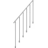 Rampe arrondie pour escalier Stroomi aluminium argent-Fortia New