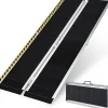 Rampe Portable en Aluminium pour Fauteuil Roulant Plaque de Transition Surface Antidérapante Autocollants-Giantex Discount