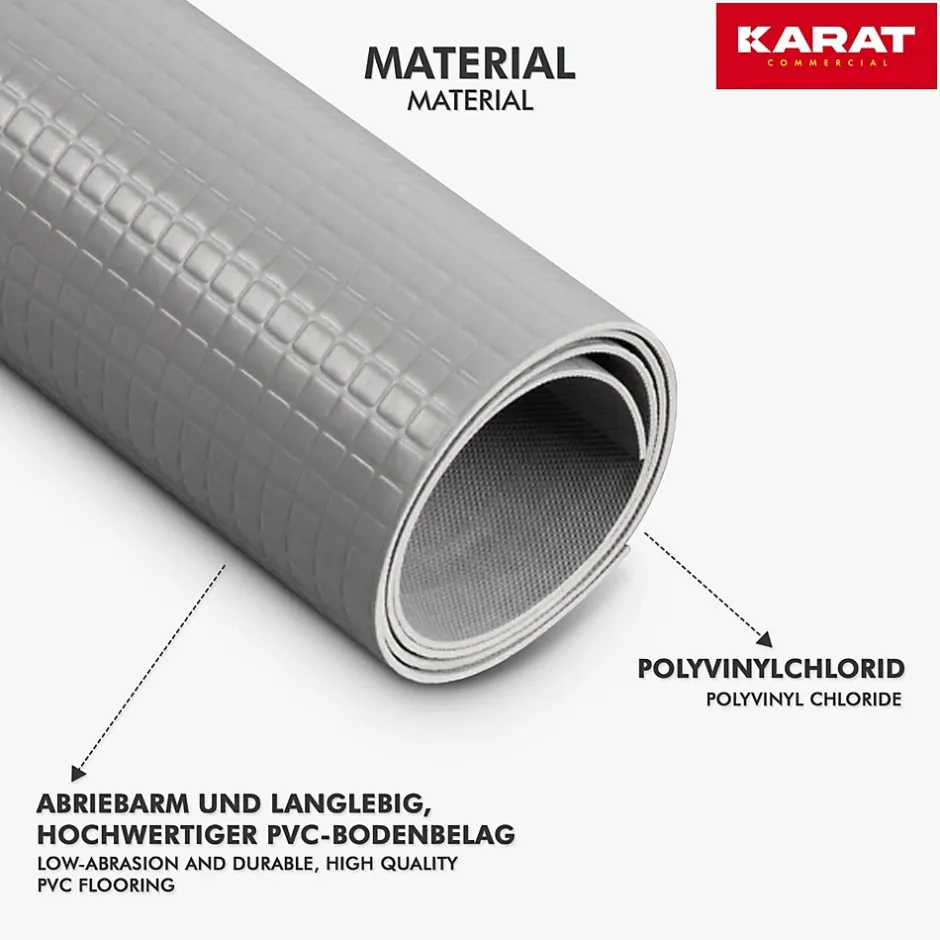 Revetement sur mesure, Gris 120 x 50 cm --Floordirekt