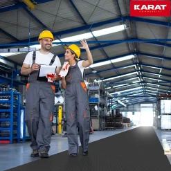 Floordirekt Revetement sur mesure, Noir 120 x 350 cm -