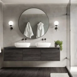 Revêtement de sol autocollant PVC 2,23m²/16 planches 91,5x15,3cm gris foncé aspect chêne-Ml-Design Outlet