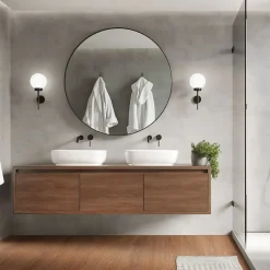 Revêtement de sol autocollant PVC 11,15m²/80 planches 91,5x15,3cm brun aspect chêne rouge-Ml-Design Online