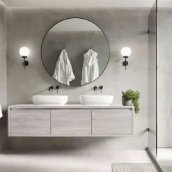 Ml-Design Revêtement de sol autocollant en PVC 11,15m²/80 planches 91,5x15,3cm blanc aspect chêne