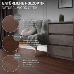 Revêtement de sol autocollant PVC 11,15m²/80 planches 91,5x15,3cm rouge-brun aspect noyer-Ml-Design