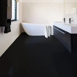 Floordirekt Revêtement de sol Expotop Noir Vinyle 200 x 150 cm