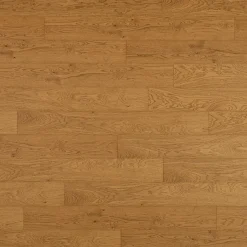 Revêtement de sol plaqué chêne finition verni coloris blond Ep 10mm- New