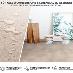 Floordirekt Revêtement de sol sur mesure Atlantic Midas 741M 200 x 50 cm -