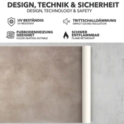 Floordirekt Revêtement de sol sur mesure Atlantic Midas 741M 200 x 50 cm -