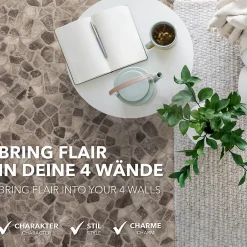 Floordirekt Revêtement de sol sur mesure Atlantic Selby 162M 100 x 100 cm -