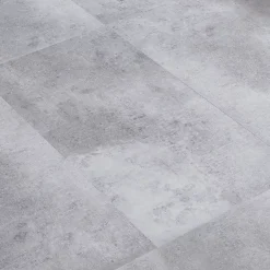 Revêtement de sol vinyle SPC à clipser Aldire 10 planches 1,86 m² gris effet béton-Neu.Holz Outlet