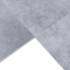 Revêtement de sol vinyle SPC à clipser Aldire 10 planches 1,86 m² gris effet béton-Neu.Holz Outlet