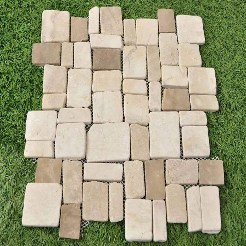 Wanda Collection Revêtement mosaïque en pierre marbre et onyx