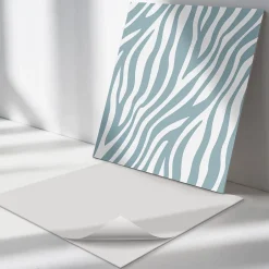 Revêtement Mural PVC 50x50 cm Motif Zébré 4 pièces-Wallfluent Best