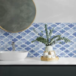 Wallfluent Revêtement Mural PVC 100x50 cm Motif Zébré 1 pièce