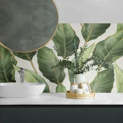 Revêtement Mural PVC 120x60 cm Texture Du Béton Brut 1 pièce-Wallfluent