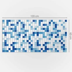 Revêtement Mural PVC 120x60 cm Motif Marbre Naturel 1 pièce-Wallfluent Clearance