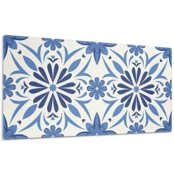 Wallfluent Revêtement Mural PVC 120x60 cm Motifs Végétaux En Carreaux 1 pièce