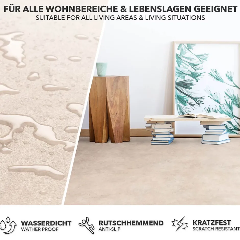 Floordirekt Revêtement sur mesure Atlantic Midas 139L 200 x 200 cm -