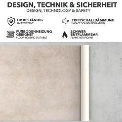 Floordirekt Revêtement sur mesure Atlantic Midas 139L 100 x 100 cm -