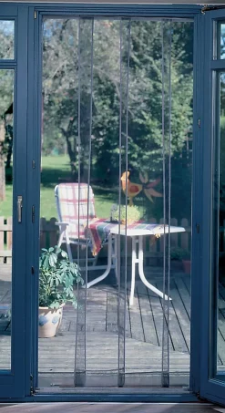 Morel Rideau de porte Mosquito gris 100 x 220 cm