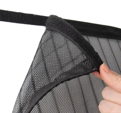 Rideau Moustiquaire aimanté - L100 x H215cm - Noir-Avosdim Hot