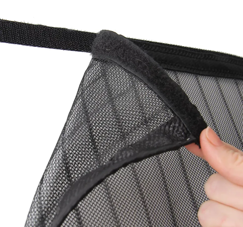 Avosdim Rideau Moustiquaire aimanté - L130 x H215cm - Noir